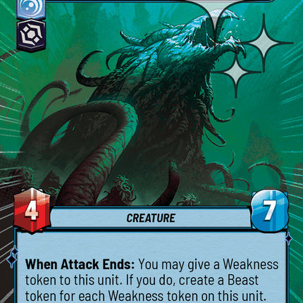 The Great Progenitor - First of the Drengir - Hyperspace Foil - Star Wars Unlimited Homeworlds card
