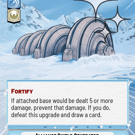 Alliance Shield Generator - Hyperspace Foil - Star Wars Unlimited Homeworlds card