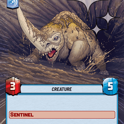 Territorial Mudhorn - Hyperspace Foil - Star Wars Unlimited Homeworlds card