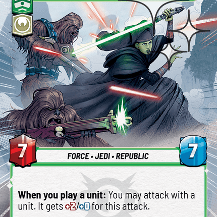 Luminara Unduli - Beseiged General - Hyperspace Foil - Star Wars Unlimited Homeworlds card