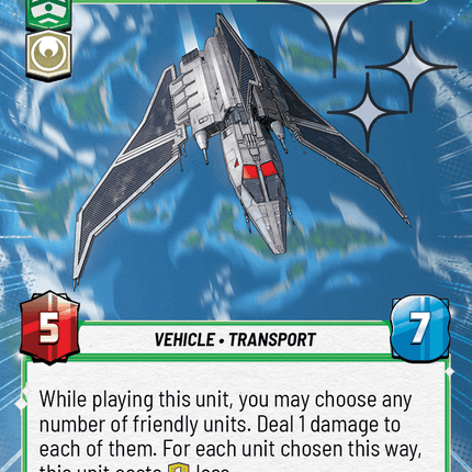 The Marauder - A New Home - Hyperspace Foil - Star Wars Unlimited Homeworlds card