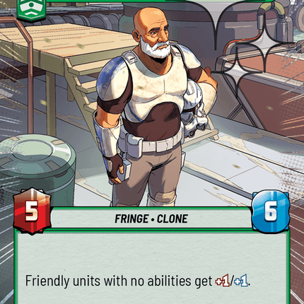 Rex - Outserved His Purpose - Hyperspace Foil - Star Wars Unlimited Homeworlds card
