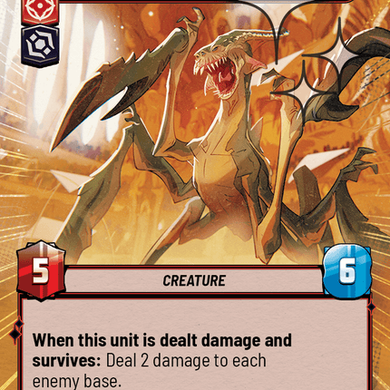 Arena Acklay - Screaming Predator - Hyperspace Foil - Star Wars Unlimited Homeworlds card