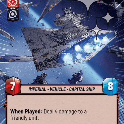 Battle-Scarred Destroyer - Hyperspace Foil - Star Wars Unlimited Homeworlds card