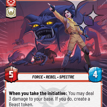 Ezra Bridger - What are you Afraid Of? - Hyperspace Foil - Star Wars Unlimited Homeworlds card