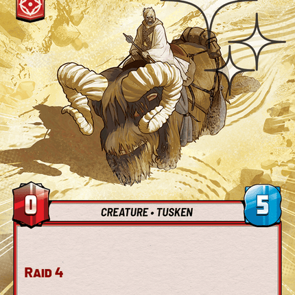 Tusken Bantha Rider - Hyperspace Foil - Star Wars Unlimited Homeworlds card