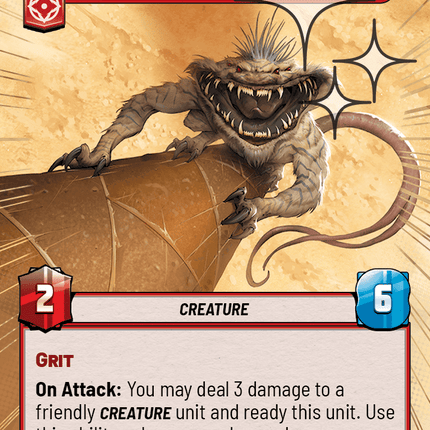 Arena Nexu - Starved for Prey - Hyperspace Foil - Star Wars Unlimited Homeworlds card