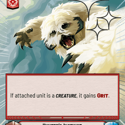 Hunter's Instinct - Hyperspace Foil - Star Wars Unlimited Homeworlds card