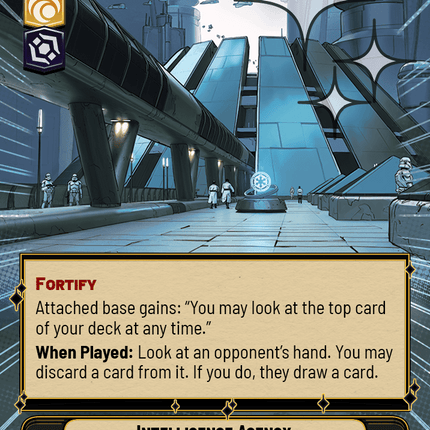 Intelligence Agency - Hyperspace Foil - Star Wars Unlimited Homeworlds card