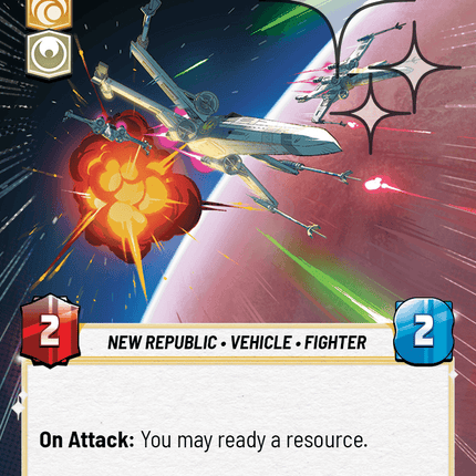 Corona Squadron X-Wing - Hyperspace Foil - Star Wars Unlimited Homeworlds card
