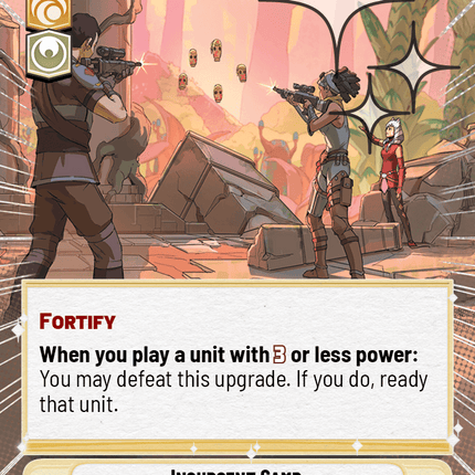 Insurgent Camp - Hyperspace Foil - Star Wars Unlimited Homeworlds card