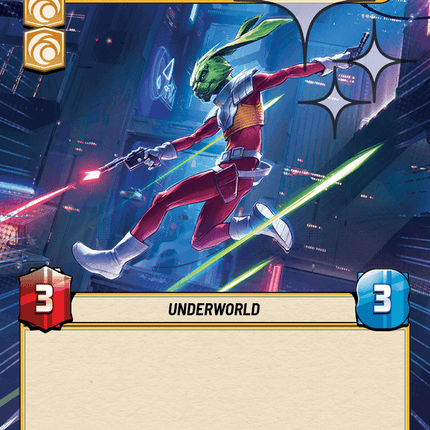 Jaxxon - I Can Hear You Breathing! - Hyperspace Foil - Star Wars Unlimited Homeworlds card
