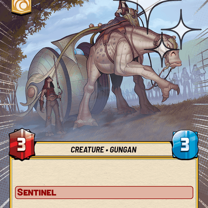 Gungan Battle Wagon - Hyperspace Foil - Star Wars Unlimited Homeworlds card