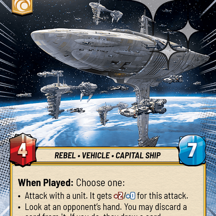 Mon Cal Cruiser - Hyperspace Foil - Star Wars Unlimited Homeworlds card