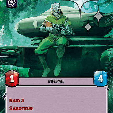 Trandoshan Collaborator - Hyperspace Foil - Star Wars Unlimited Homeworlds card