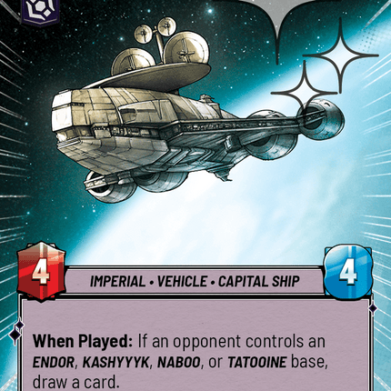 Surveillance Cruiser - Hyperspace Foil - Star Wars Unlimited Homeworlds card