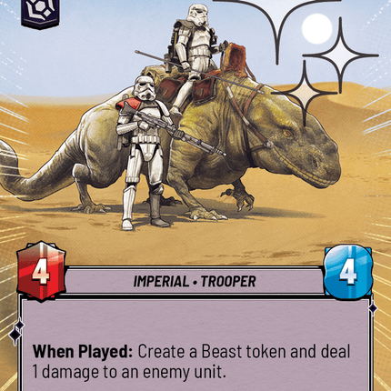 Imperial Cavalry - Hyperspace Foil - Star Wars Unlimited Homeworlds card