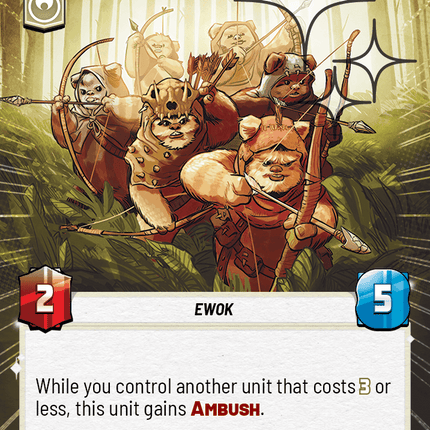 Ewok Archers - Hyperspace Foil - Star Wars Unlimited Homeworlds card