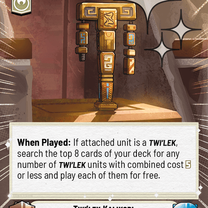 Twi'lek Kalikori - Hyperspace Foil - Star Wars Unlimited Homeworlds card