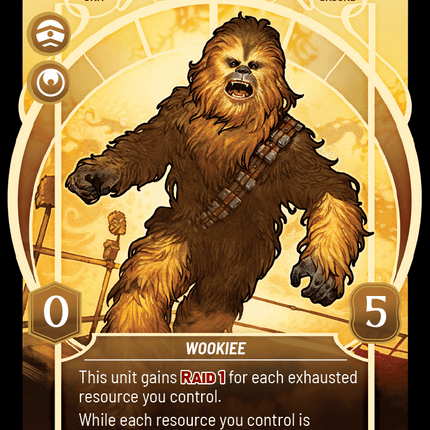 Chewbacca - Resourceful Wookiee - Homeworlds 811 Prestige