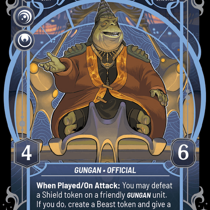 Boss Nass - Otoh Gunga Boss - Homeworlds 855 Prestige Foil