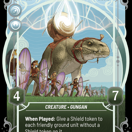 Fambaa Shield Team - Homeworlds 856 Prestige Foil