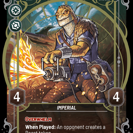 Babwa Venomor - Burning Kashyyyk - Homeworlds 862 Prestige Foil