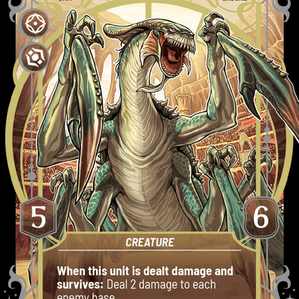 Arena Acklay - Screaming Predator - Homeworlds 863 Prestige Foil