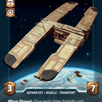 Invasion Lander - Homeworlds 875 Prestige Foil