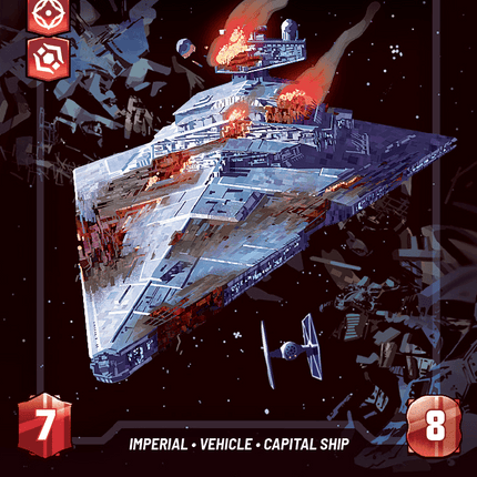 Battle-Scarred Destroyer - Homeworlds 877 Prestige Foil