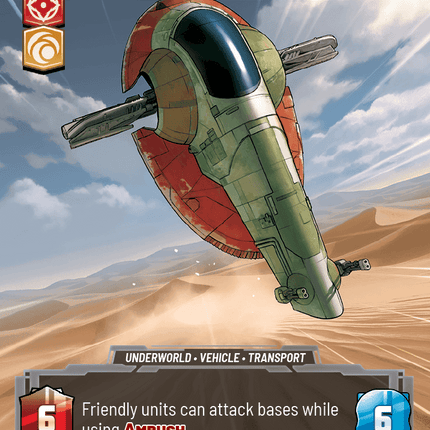Fett's Firespray - Settling the Score - Homeworlds 891 Prestige Foil