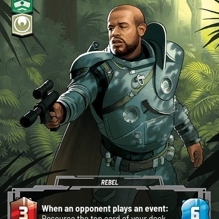 Saw Gerrera - Shadowlands Insurgent - Homeworlds 893 Prestige Foil