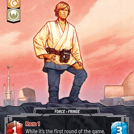 Luke Skywalker - Dreaming Farmboy - Homeworlds 895 Prestige Foil