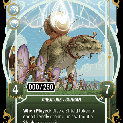 Fambaa Shield Team - Homeworlds 904 Prestige Serialised