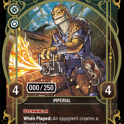 Babwa Venomor - Burning Kashyyyk - Homeworlds 910 Prestige Serialised