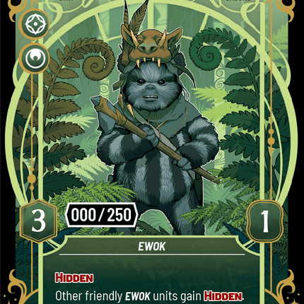 Teebo - Striped Hunter - Homeworlds 913 Prestige Serialised