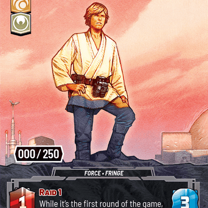 Luke Skywalker - Dreaming Farmboy - Homeworlds 943 Prestige Serialised