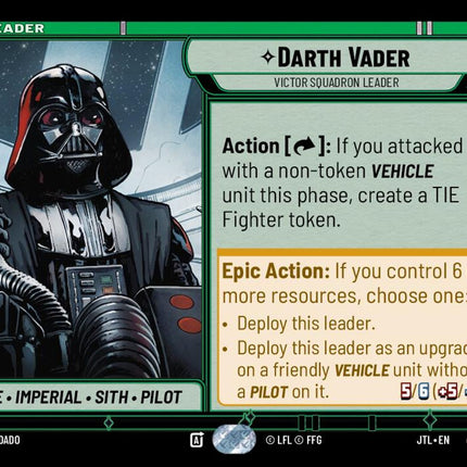 JTL – Darth Vader - Victor Squadron Leader – 006