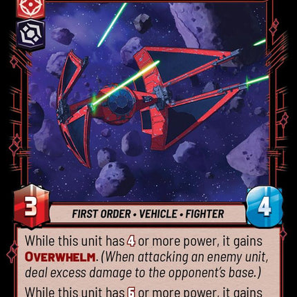 JTL – Vonreg's TIE Interceptor - Ace of the First Order – 137