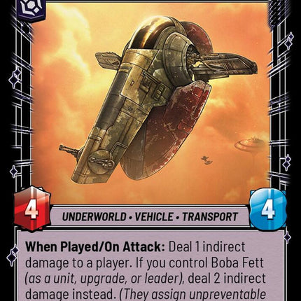 JTL – Fett's Firespray - Feared Silhouette – 240