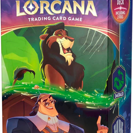 Disney Lorcana TCG: Shimmering Skies Starter Deck Emerald & Steel (Scar & Kronk)