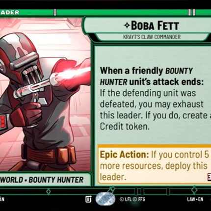 LAW – Boba Fett - Krayt's Claw Commander – 007