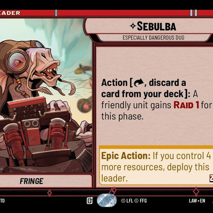 LAW – Sebulba - Especially Dangerous Dug – 012