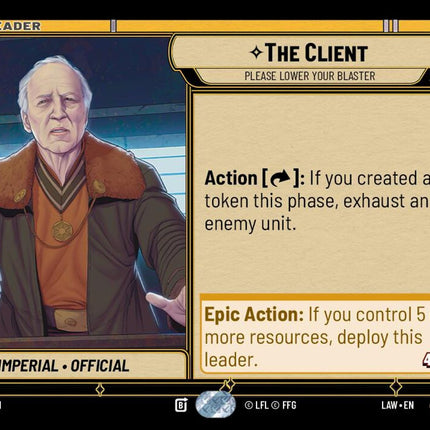 LAW – The Client - Please Lower Your Blaster – 016