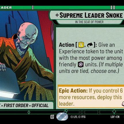LOF – Supreme Leader Snoke - In the Seat of Power – 006