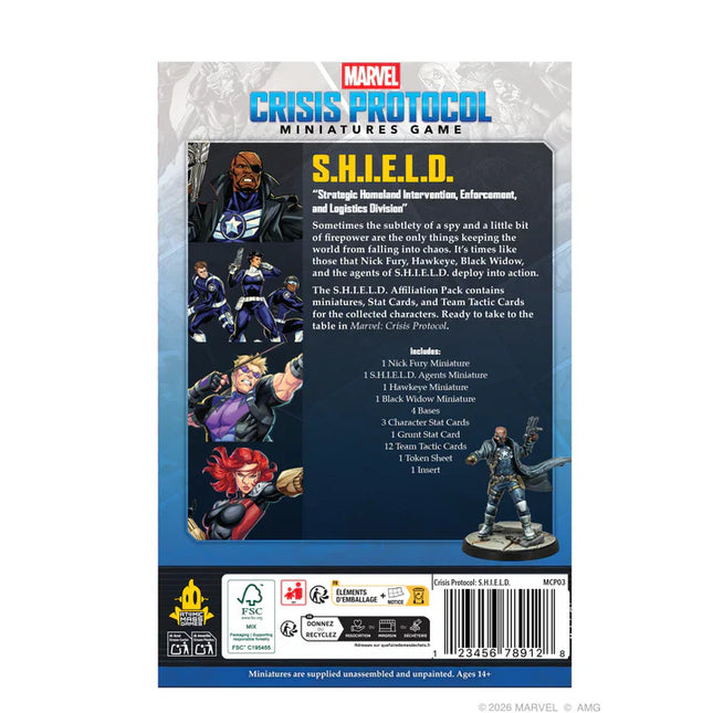 Marvel Crisis Protocol Shield Affiliation Pack