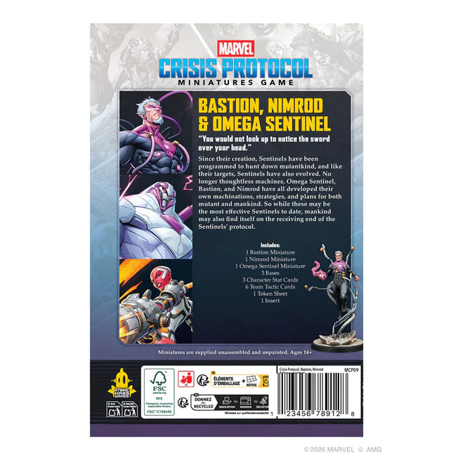 Marvel Crisis Protocol Bastion, Nimrod & Omega