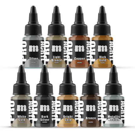Pro Acryl Metallic Set - 9 Colors