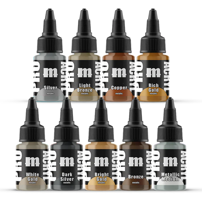 Pro Acryl Metallic Set - 9 Colors