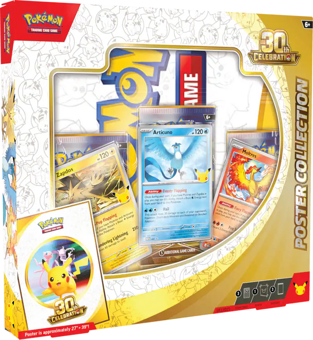 [Pre-order] Pokémon 30th Anniversary Poster Collection